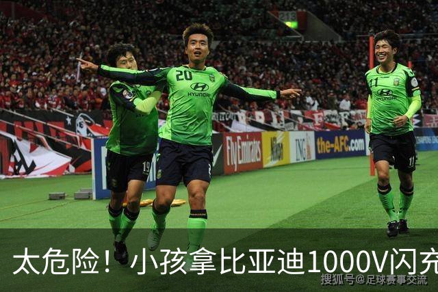 太危险！小孩拿比亚迪1000V闪充枪荡秋千 家长千万看住