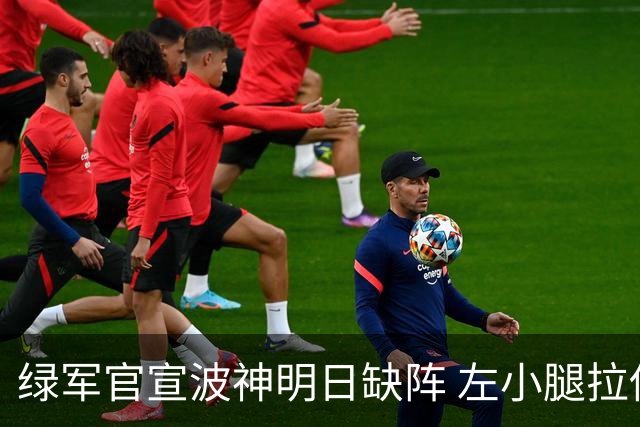 绿军官宣波神明日缺阵 左小腿拉伤或很快回归